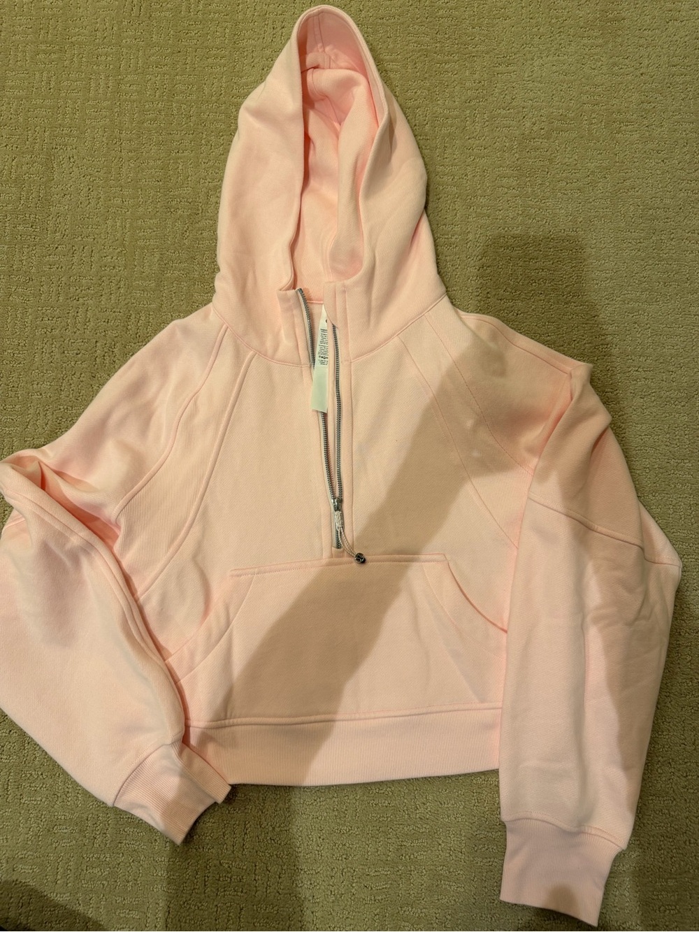 LULULEMON Cropped Half-Zip Hoodie Sweater